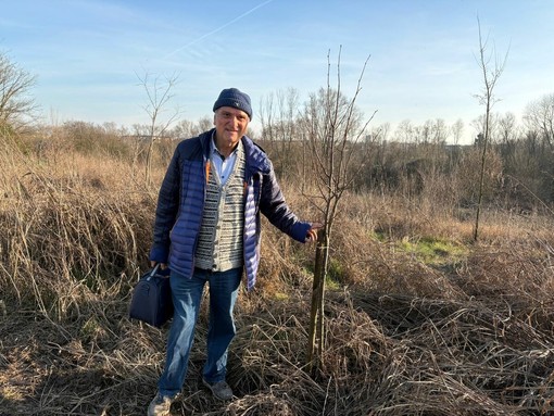 Ernesto Di Carlo, 72 anni, volontario nel parco del Sangone