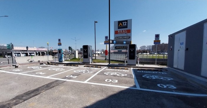 La nuova stazione di ricarica