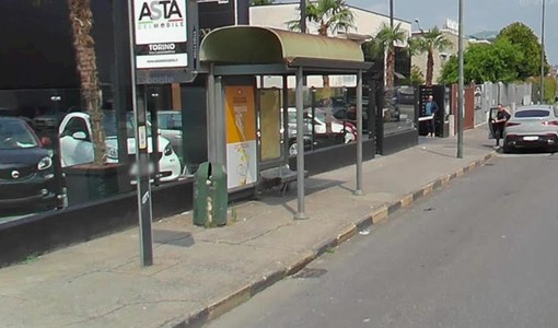 La fermata della linea 62 destinata al trasloco