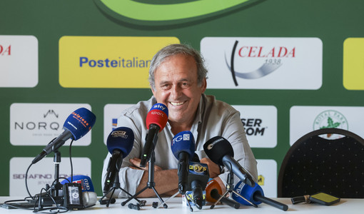 Michel Platini alla 21esima edizione della Fondazione Vialli e Mauro Golf Cup