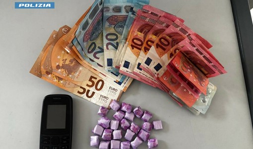 Alle Vallette, arrestato dalla Polizia pusher in monopattino