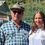 Alice Bollati con suo papà Massimo