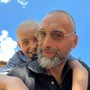 Papà Federico con il figlio Alberto