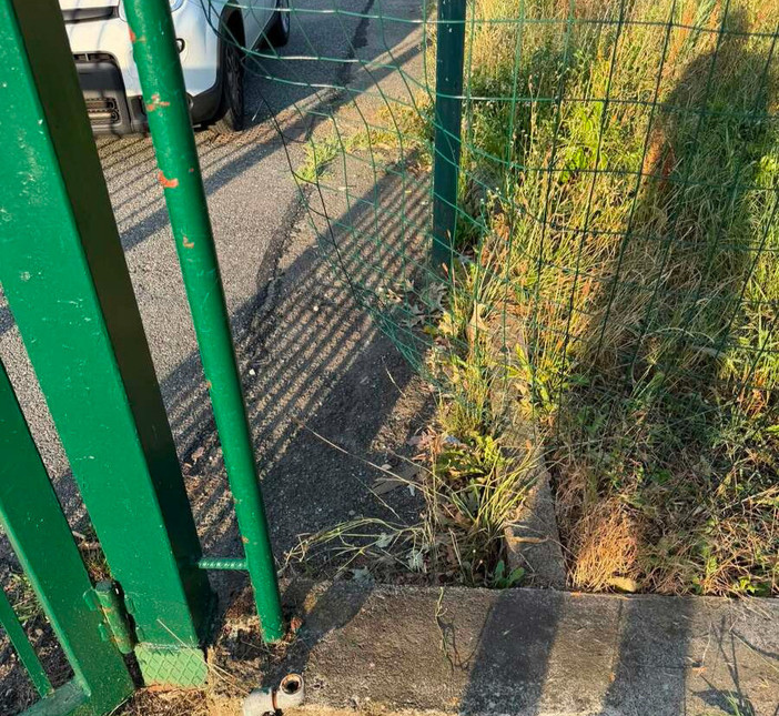 Il varco da cui sono entrati i ladri Il varco da cui sono entrati i ladri