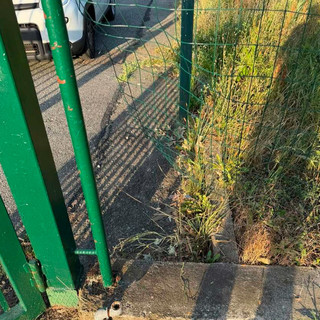 Il varco da cui sono entrati i ladri Il varco da cui sono entrati i ladri