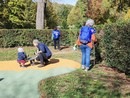 Volontari in azione per pulire i Giardini Reali Volontari in azione per pulire i Giardini Reali