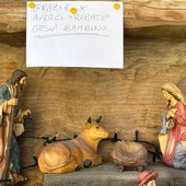 Rubata la statua di Gesù Bambino