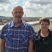 I famigliari di Giuseppe Aversa,  una delle vittime della strage di Brandizzo