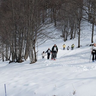 Foto di repertorio di una vecchia edizione della Festa sulla Neve