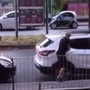 Un frame del video girato in via Mercadante