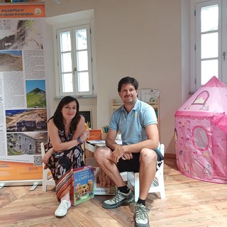 Luca Grande e Simona Pons nel nuovo Museo Luca Grande e Simona Pons nel nuovo Museo