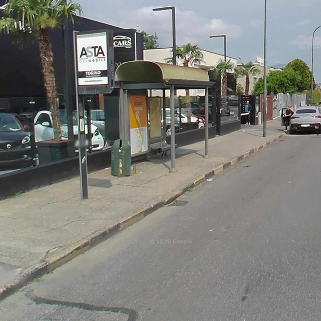 La fermata della linea 62 destinata al trasloco