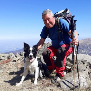 Guido Cogno in montagna, una delle sue passioni Guido Cogno in montagna, una delle sue passioni