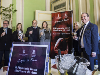 Un momento della conferenza stampa