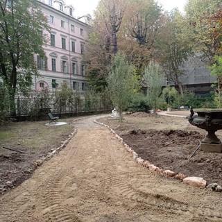Dopo il restauro, a maggio riapre il giardino di Palazzo Cisterna nel cuore di Torino