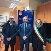 Un nuovo marciapiede lungo la provinciale 167 nel centro abitato di San Pietro Val Lemina