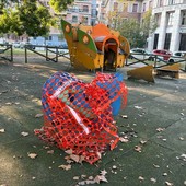 L'area giochi di corso Galilei L'area giochi di corso Galilei