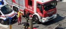 Il punto in cui è avvenuto l'incidente