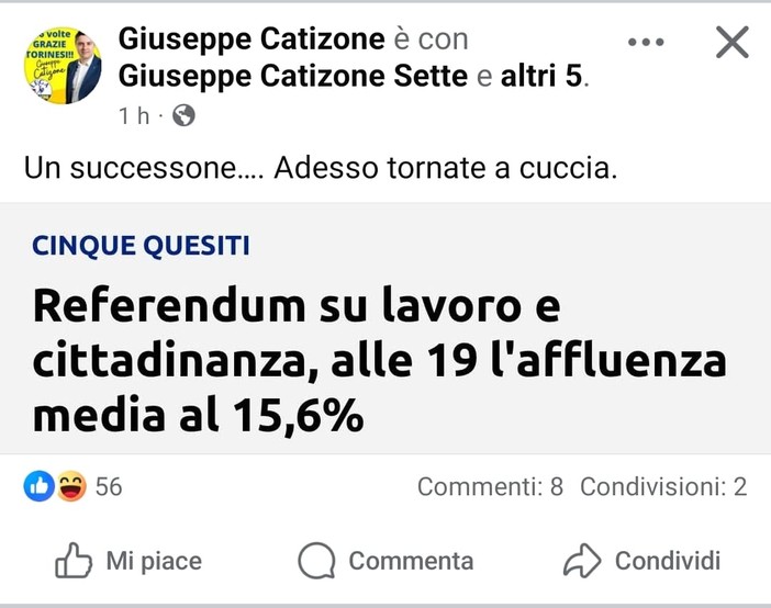 Il capogruppo del M5S Russi replica: &quot;Gli elettori meritano rispetto&quot;