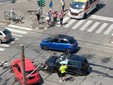 Il punto in cui è avvenuto l'incidente