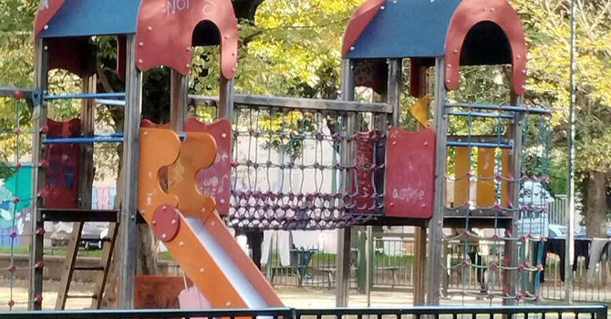 Le condizioni dei giardini di via Zumaglia Le condizioni dei giardini di via Zumaglia
