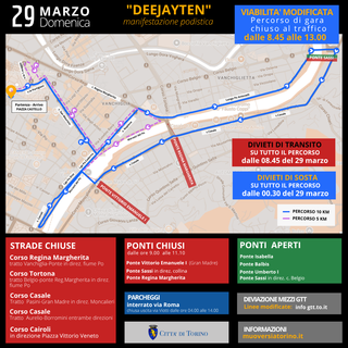 La cartina delle strade interessate dalla Deejay Ten 2026 La cartina delle strade interessate dalla Deejay Ten 2026