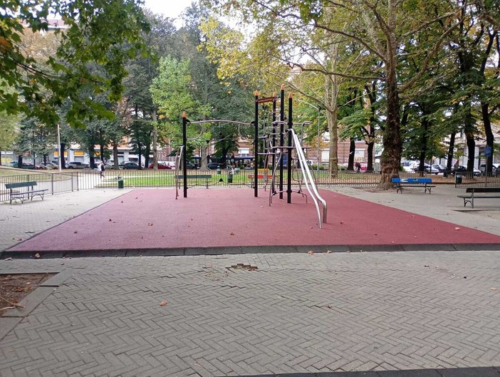 Il nuovo giardino di piazza Sassari