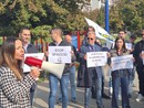 La contestazione della Lega al giardino Madre Teresa La contestazione della Lega al giardino Madre Teresa