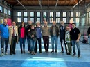L'assessore Carretta e il presidente della 5 Correnti nella nuova Hitball Arena L'assessore Carretta e il presidente della 5 Correnti nella nuova Hitball Arena