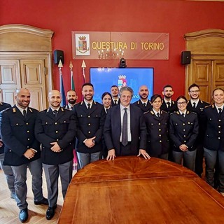 Accolti i 17 nuovi viceispettori della questura di Torino