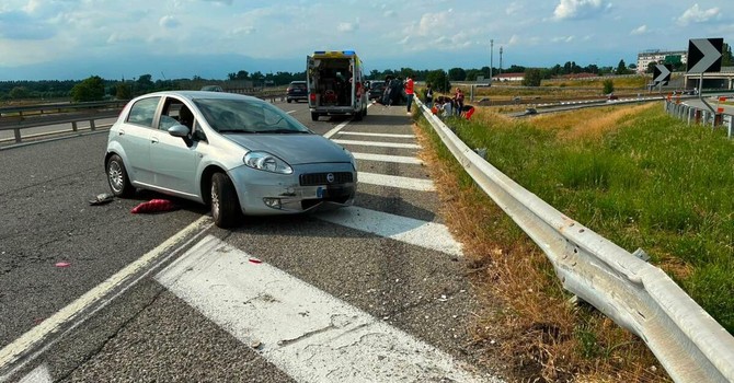 L'incidente sul raccordo