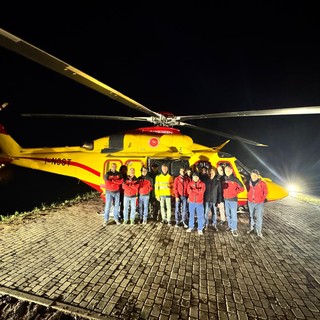Inaugurata l’elisuperficie per il soccorso notturno presso la diga Iren di Val Clarea
