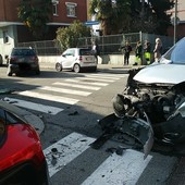 Incidente stradale in via Bianchi Incidente stradale in via Bianchi