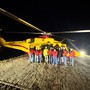 Inaugurata l’elisuperficie per il soccorso notturno presso la diga Iren di Val Clarea