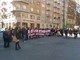 8 marzo in sciopero: la protesta davanti al Cinema Massimo di alcune manifestanti