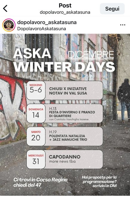 Capodanno dentro Askatasuna, FdI: "Stabile inagibile. Torino non merita questa vergogna" Capodanno dentro Askatasuna, FdI: "Stabile inagibile. Torino non merita questa vergogna"