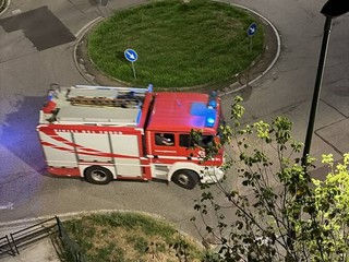 Incendio nei pressi della bocciofila Redentore
