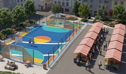 Il percorso immaginato per piazza Barcellona