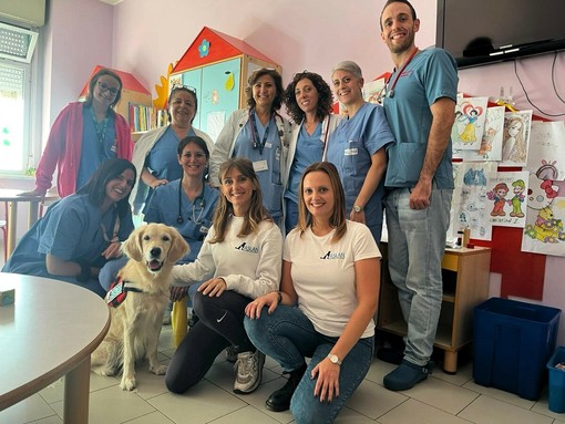 La pet therapy arriva nella pediatria dell'ospedale di Rivoli