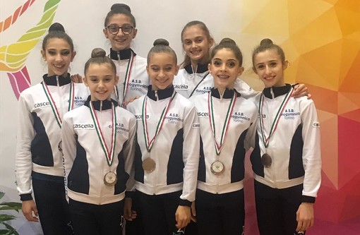 Eurogymnica Torino Cascella è d’argento: le ragazze del Club ipotecano il futuro