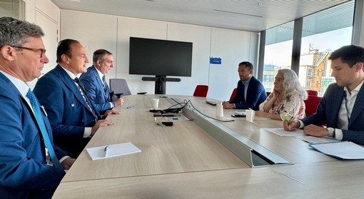 Il presidente Alberto Cirio a Bruxelles