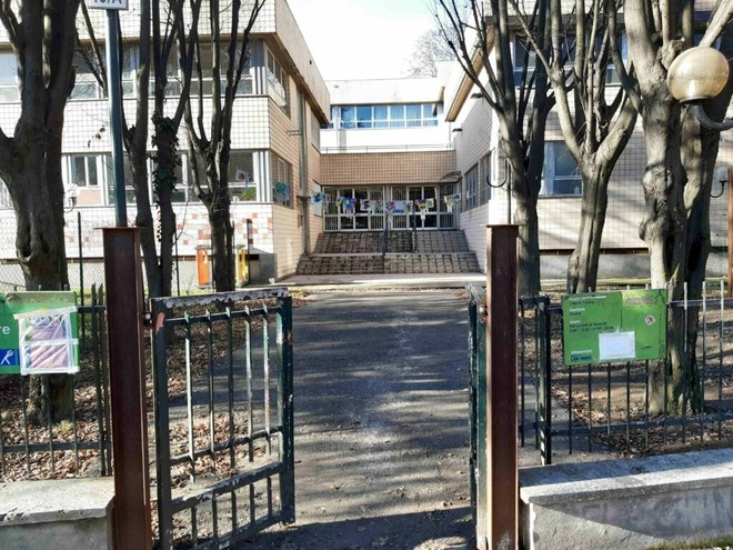 L'ingresso della palestra