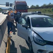 Tamponamento a catena sulla Tangenziale di Torino: 5 veicoli coinvolti, rallentamenti al traffico
