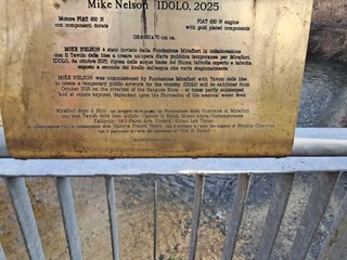 L'opera Idolo lungo il Sangone L'opera Idolo lungo il Sangone