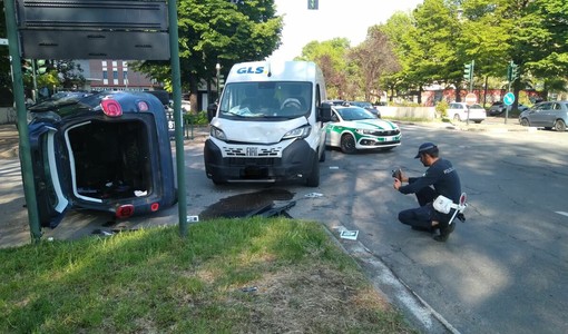 L'incidente in piazza Cattaneo