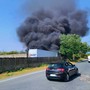 Incendio in una fabbrica a Orbassano