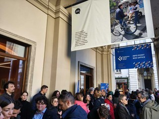 Taglio del nastro del nuovo infopoint Taglio del nastro del nuovo infopoint