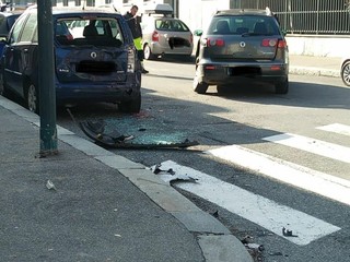Incidente stradale in via Bianchi