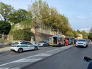 Il luogo dell'incidente, in viale Thovez