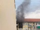 L'incendio si è sviluppato ai piani alti del palazzo
